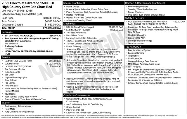 chevrolet silverado 1500 limited 2022 1GCUYHET6NZ182835 image chevrolet silverado 1500 limited 2022 1GCUYHET6NZ182835 image